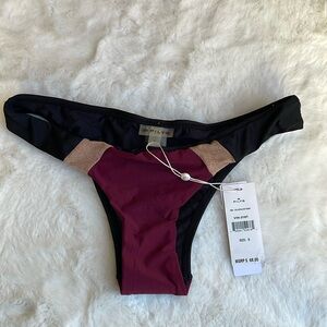 PilyQ vino colorblock swim bottom